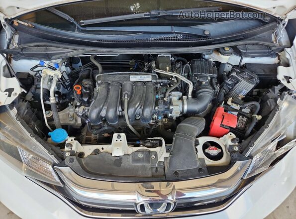 3HGGK5H66JM707649 2018 HONDA FIT White Rear interior view