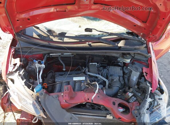 3HGGK5H66JM717517 2018 HONDA FIT Red Widok z tyłu