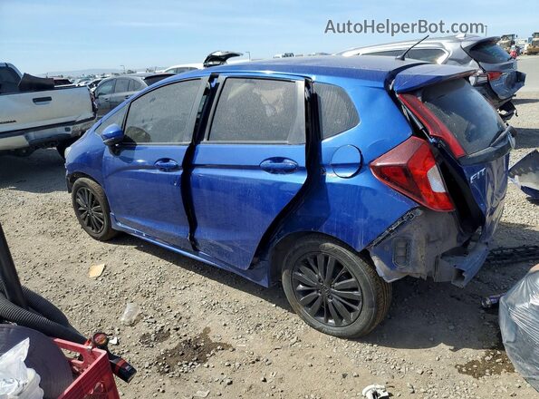 3HGGK5H67JM724802 2018 HONDA FIT Blue Հետևի ձախ