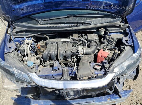 3HGGK5H67JM724802 2018 HONDA FIT Blue Սալոնի հետևի տեսք