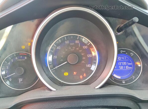 3HGGK5H67JM724802 2018 HONDA FIT Blue Սարքավորումների վահանակի տեսք