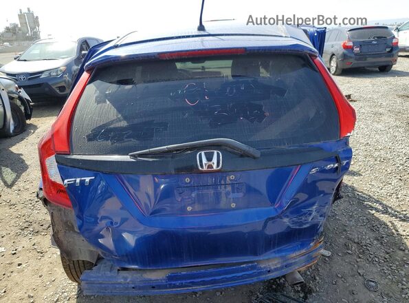 3HGGK5H67JM724802 2018 HONDA FIT Blue Հետևի տեսք