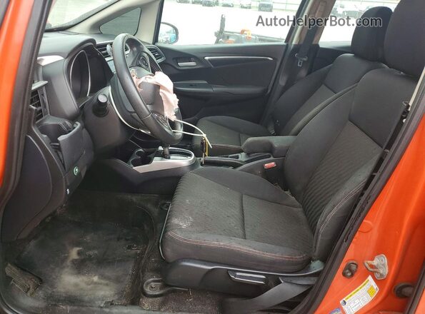 3HGGK5H6XJM712059 2018 HONDA FIT Orange Front interior view
