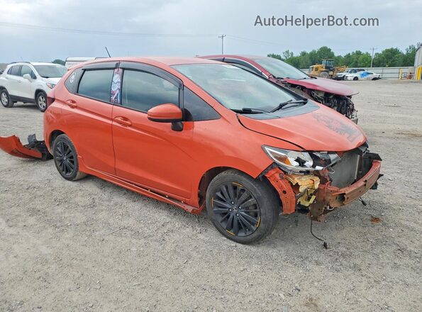 3HGGK5H6XJM712059 2018 HONDA FIT Orange Front right