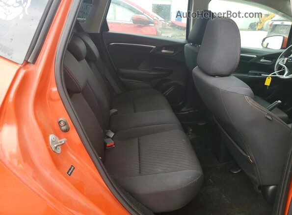 3HGGK5H6XJM712059 2018 HONDA FIT Orange Rear seats view