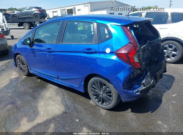 3HGGK5H6XJM724809 2018 HONDA FIT Blue Հետևի ձախ
