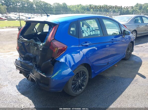 3HGGK5H6XJM724809 2018 HONDA FIT Blue Հետևի աջ