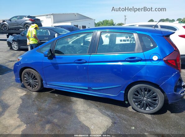 3HGGK5H6XJM724809 2018 HONDA FIT Blue Սալոնի 360 աստիճան տեսք