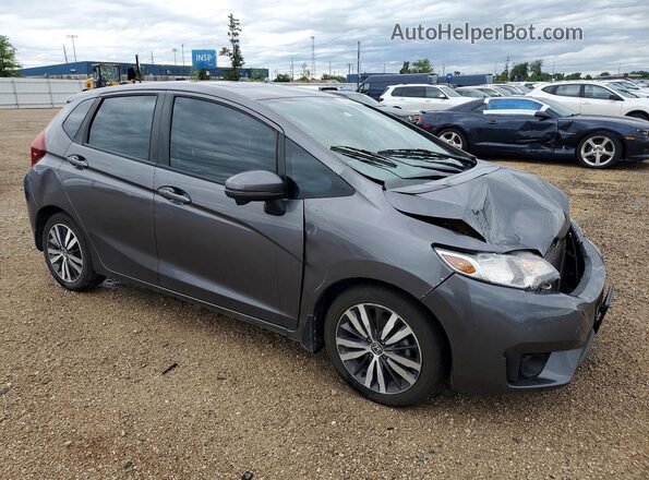 3HGGK5H76HM711333 2017 HONDA FIT Charcoal Передня права чверть
