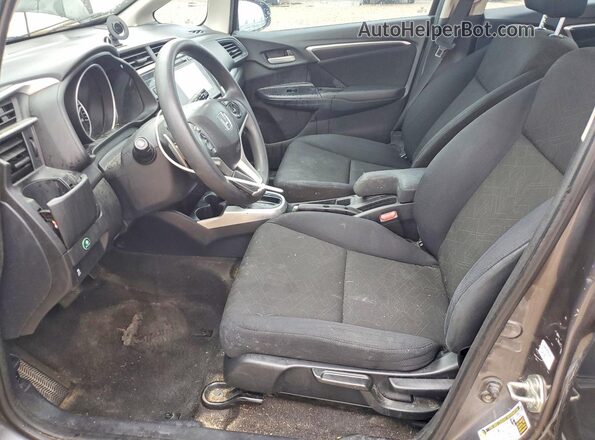 3HGGK5H76HM711333 2017 HONDA FIT Charcoal Вид салону спереду