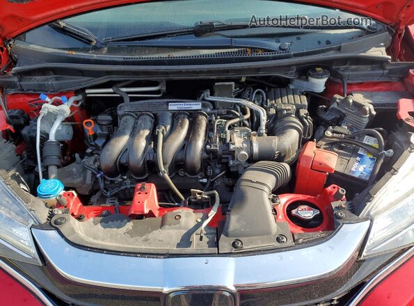 3HGGK5H77KM101657 2019 HONDA FIT Red Սալոնի հետևի տեսք