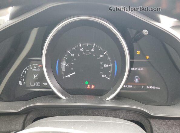 3HGGK5H78JM730147 2018 HONDA FIT Red Instrument cluster view