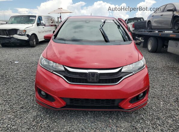 3HGGK5H78JM730147 2018 HONDA FIT Red Front view