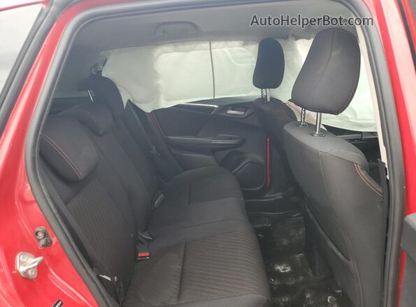 3HGGK5H78JM730147 2018 HONDA FIT Red Rear seats view