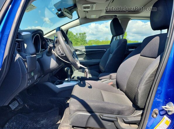 3HGGK5H80KM715149 2019 HONDA FIT Blue Widok wnętrza z przodu