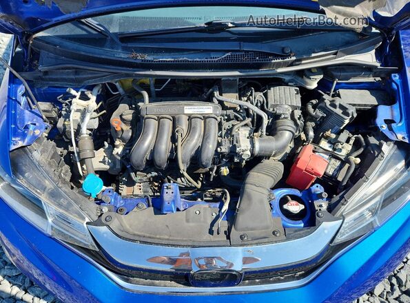 3HGGK5H80KM715149 2019 HONDA FIT Blue Widok wnętrza z tyłu