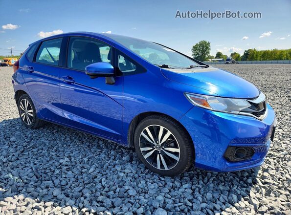3HGGK5H80KM715149 2019 HONDA FIT Blue Przód prawy