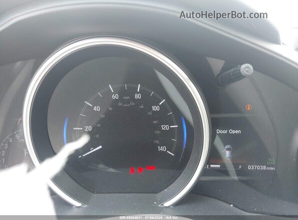 3HGGK5H80KM752539 2019 HONDA FIT Black Vista de los asientos traseros