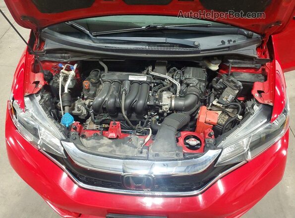 3HGGK5H81JM711142 2018 HONDA FIT Red Вид задньої частини салону