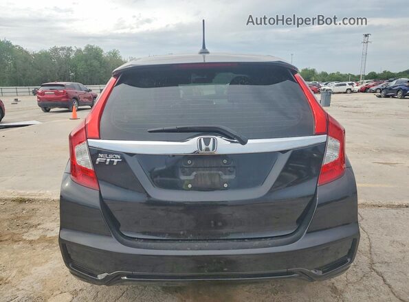 3HGGK5H81KM740464 2019 HONDA FIT Черный Вид сзади