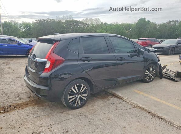 3HGGK5H81KM740464 2019 HONDA FIT Черный Задняя правая четверть