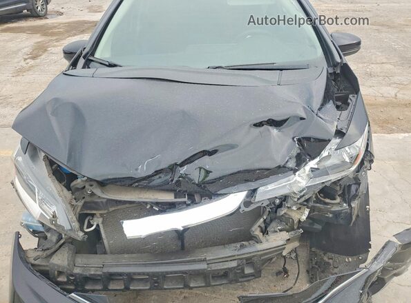 3HGGK5H81KM740464 2019 HONDA FIT Черный Вид задней части салона