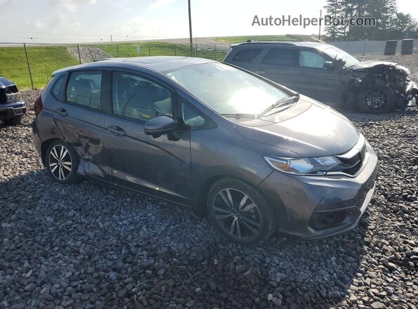 3HGGK5H81LM733614 2020 HONDA FIT Gray Delantero derecho