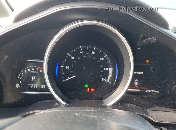 3HGGK5H81LM733614 2020 HONDA FIT Gray Vista del cuadro de instrumentos