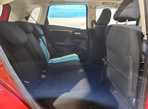 3HGGK5H82JM703809 2018 HONDA FIT Red Widok tylnych siedzeń