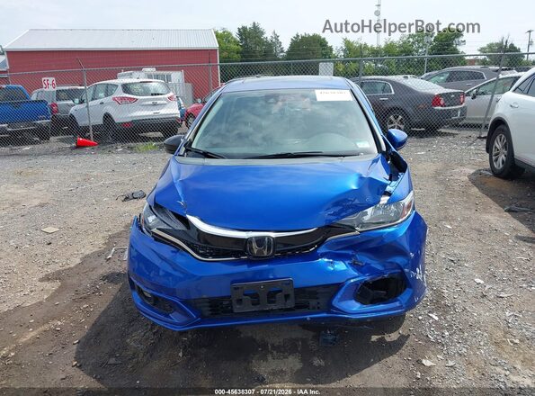 3HGGK5H82KM751599 2019 HONDA FIT Blue Widok wnętrza z tyłu