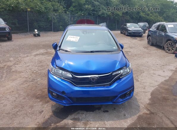 3HGGK5H82LM724517 2020 HONDA FIT Blue Instrument cluster view