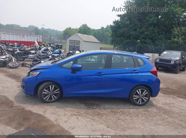 3HGGK5H82LM724517 2020 HONDA FIT Blue 360 interior view