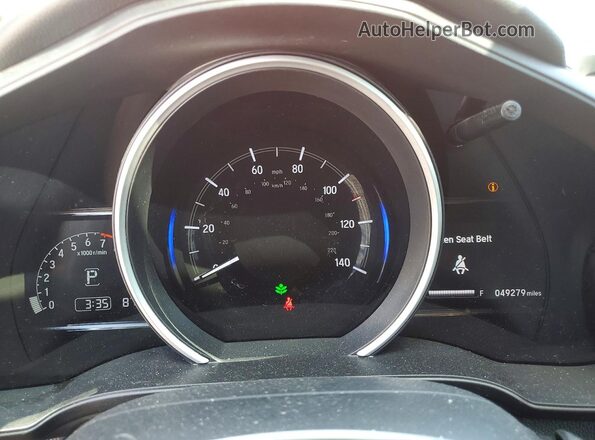 3HGGK5H82LM727112 2020 HONDA FIT Оранжевый Вид щитка приборов