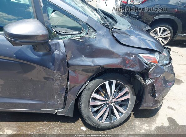 3HGGK5H83KM743592 2019 HONDA FIT Gray წინა ხედი