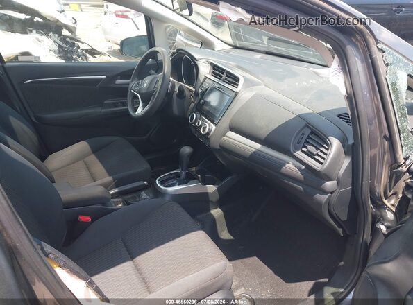 3HGGK5H83KM743592 2019 HONDA FIT Gray წინა სალონის ხედი