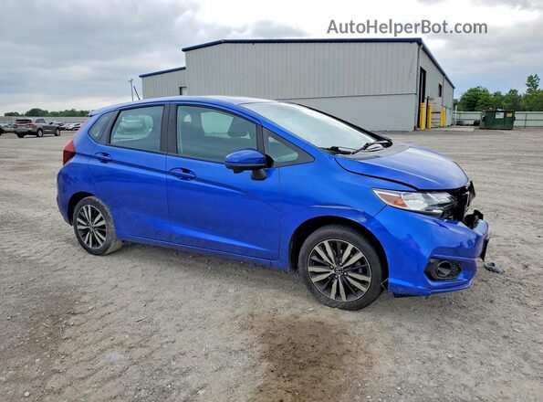 3HGGK5H83LM724543 2020 HONDA FIT Синий Передняя правая четверть