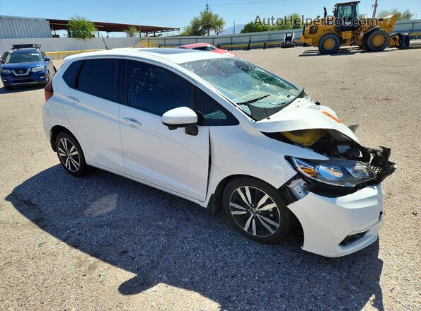 3HGGK5H84JM704489 2018 HONDA FIT Белый Передняя правая четверть