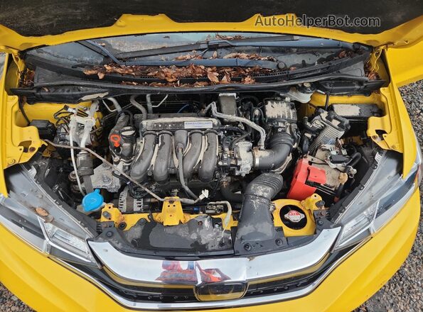 3HGGK5H84KM717518 2019 HONDA FIT Yellow Սալոնի հետևի տեսք