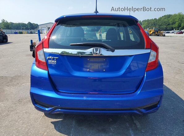 3HGGK5H84KM752253 2019 HONDA FIT Blue Հետևի տեսք