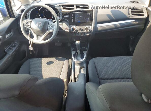 3HGGK5H84KM752253 2019 HONDA FIT Blue Առջևի վահանակի տեսք