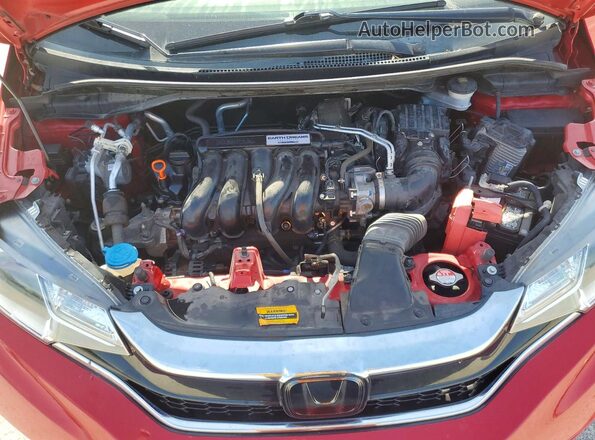 3HGGK5H85LM714211 2020 HONDA FIT Red უკანა სალონის ხედი