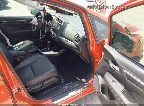 3HGGK5H86JM732424 2018 HONDA FIT Orange Вид салону спереду