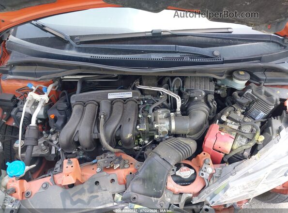 3HGGK5H86JM732424 2018 HONDA FIT Orange Вид ззаду