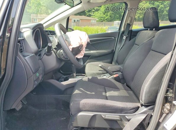 3HGGK5H86JM732794 2018 HONDA FIT Black Вид салону спереду