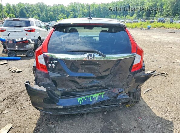 3HGGK5H86JM732794 2018 HONDA FIT Black Вид ззаду