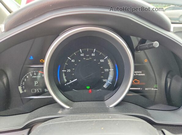 3HGGK5H86LM715660 2020 HONDA FIT Red Widok zestawu wskaźników