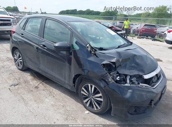 3HGGK5H87JM723974 2018 HONDA FIT Black Вид спереду