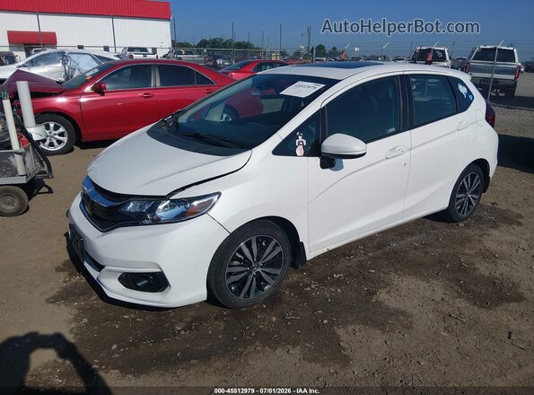 3HGGK5H87KM749766 2019 HONDA FIT Белый Передняя левая четверть