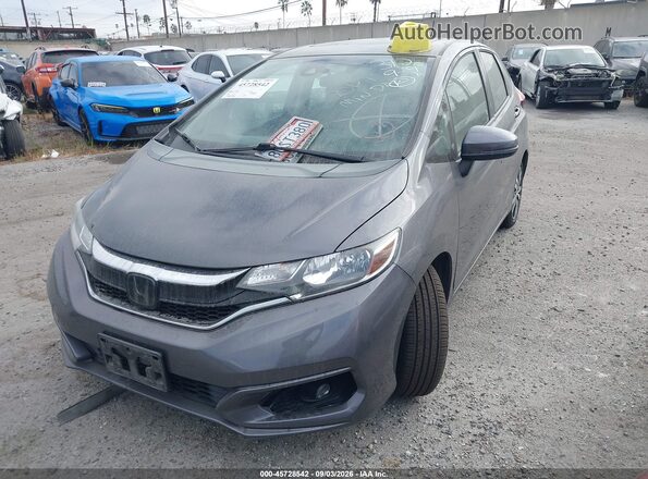 3HGGK5H88JM725930 2018 HONDA FIT Gray Առջևի ձախ երեք քառորդ տեսարան