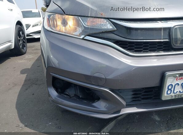 3HGGK5H88JM725930 2018 HONDA FIT Gray Դիմացի տեսք